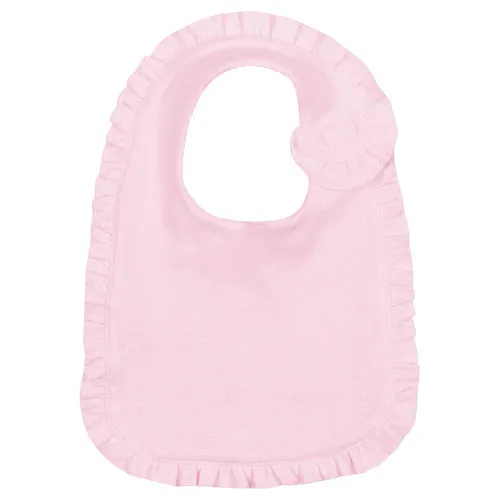 RUFFLED INFANT BABY BIB (MULTIPLE COLORS)
