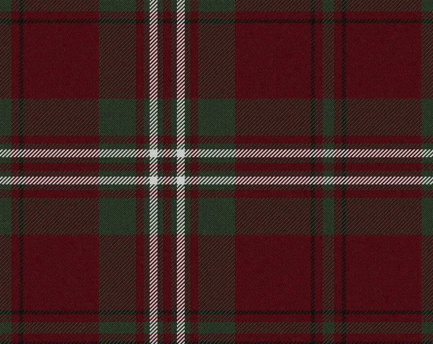 Scott Red Muted Medium Weight 11oz Tartan Cloth