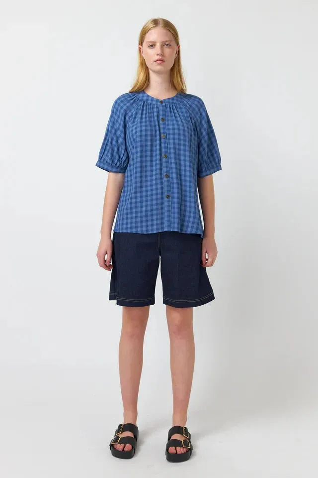 Shadow Blouse | Blue