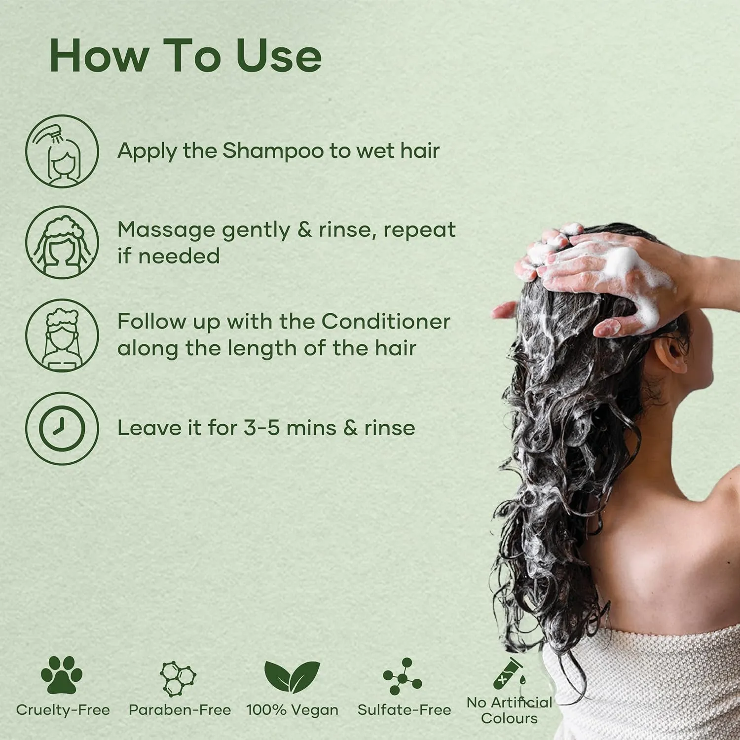 Shampoo and Conditioner Set - with 100% Pure Tea Tree Oil, for Itchy and Dry Scalp, Sulfate/Paraben Free - for Men and Women - 16 Fl Oz Each