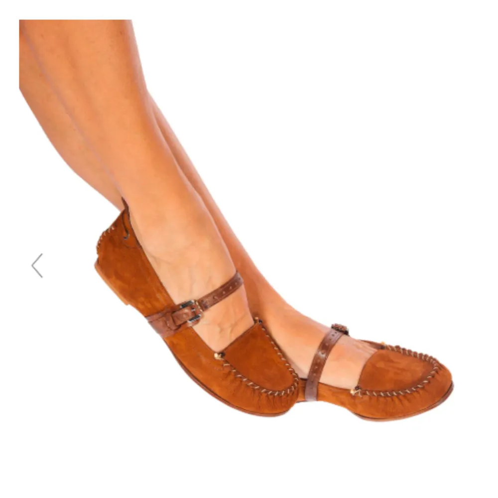 Shoes Moccasin Nabuck Resinato in Cuoio