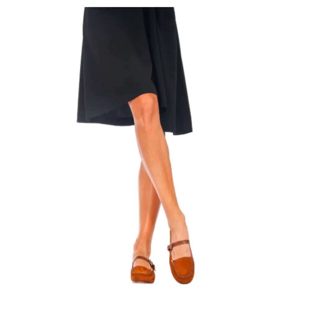 Shoes Moccasin Nabuck Resinato in Cuoio