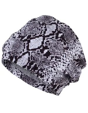 Shower Cap - Black/White