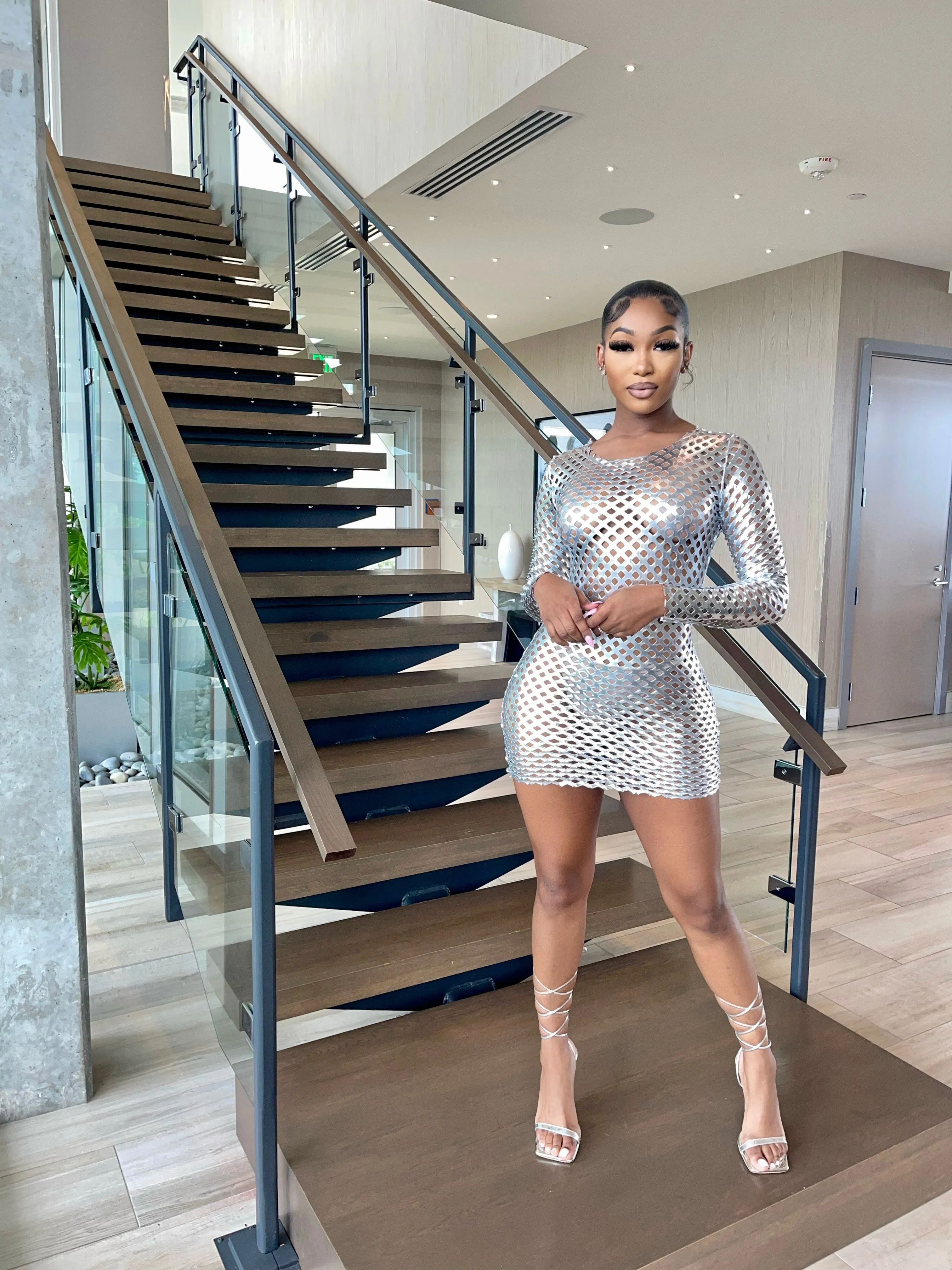 Silver lining dress
