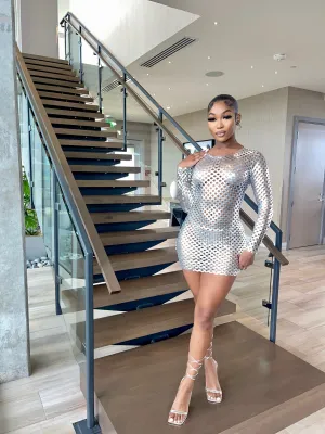 Silver lining dress