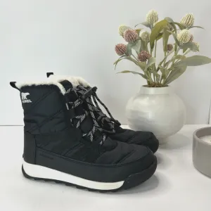 Sorel Youth Whitney II Short Lace Waterproof Boot Black NY3902-010 Kid US 1