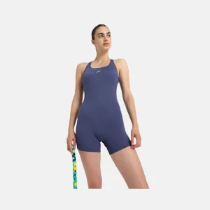 Speedo Endurance  Myrtle Racerback Women's Legsuit -Hapuna Blue/Silver