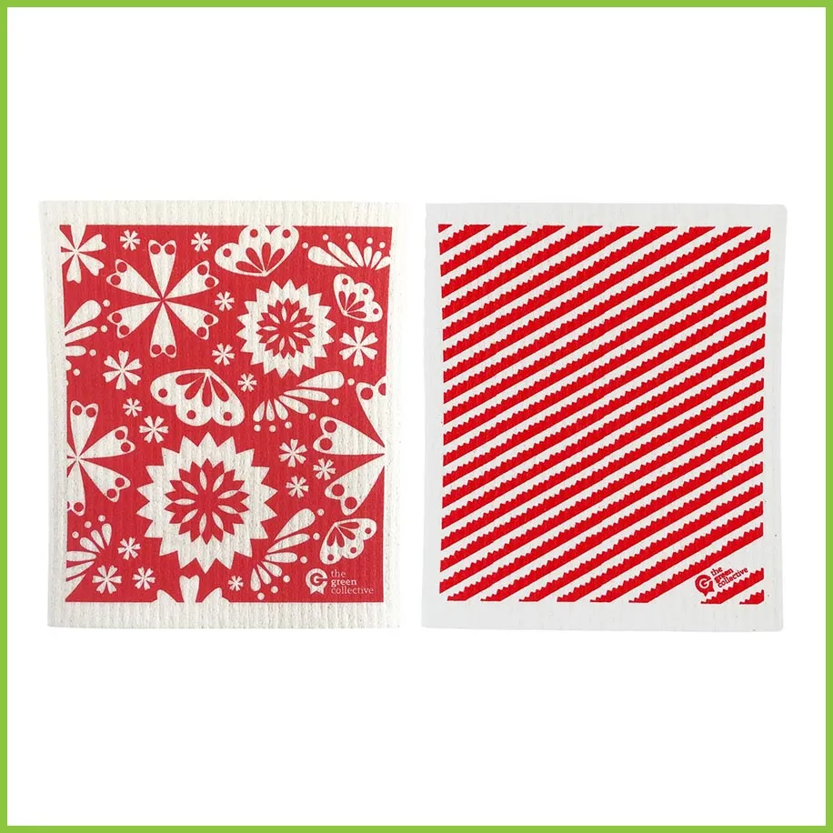 Spruce Swedish Dish Cloths - Absorbent & Compostable - 2 pack