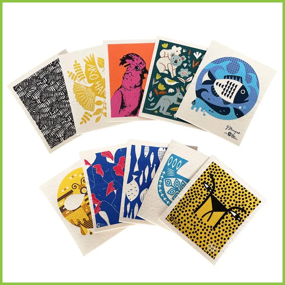 Spruce Swedish Dish Cloths - Absorbent & Compostable - Single Cloth