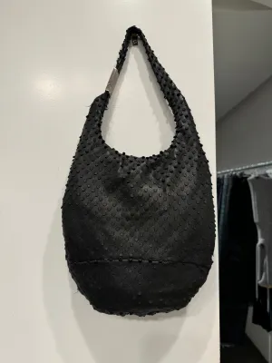 S/S2001 Helmut Lang punched leather bag