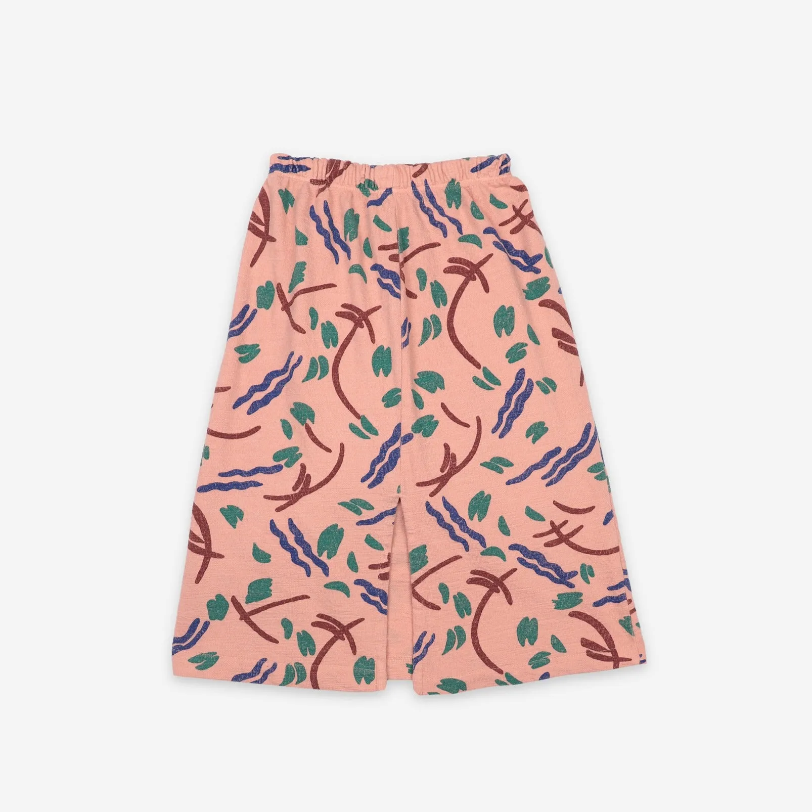STROKES JERSEY MIDI SKIRT