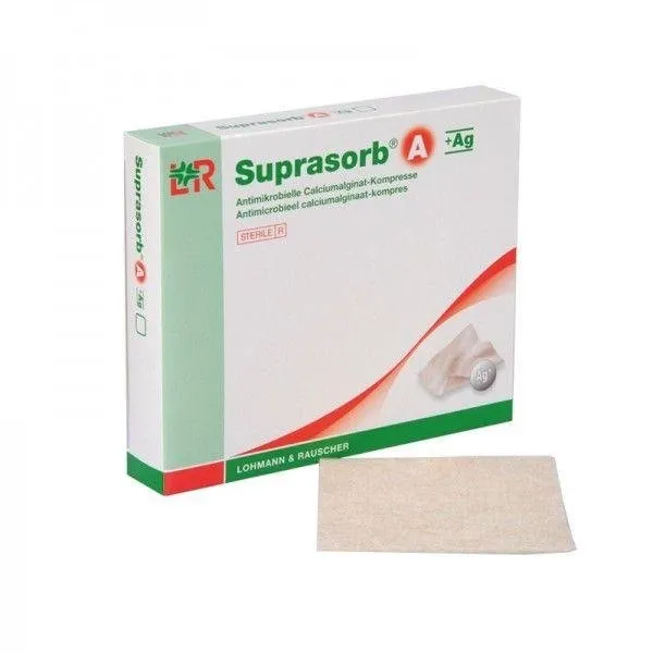 Suprasorb A  AG Antimicrobial Alginate Dressing 5cm x 5cm
