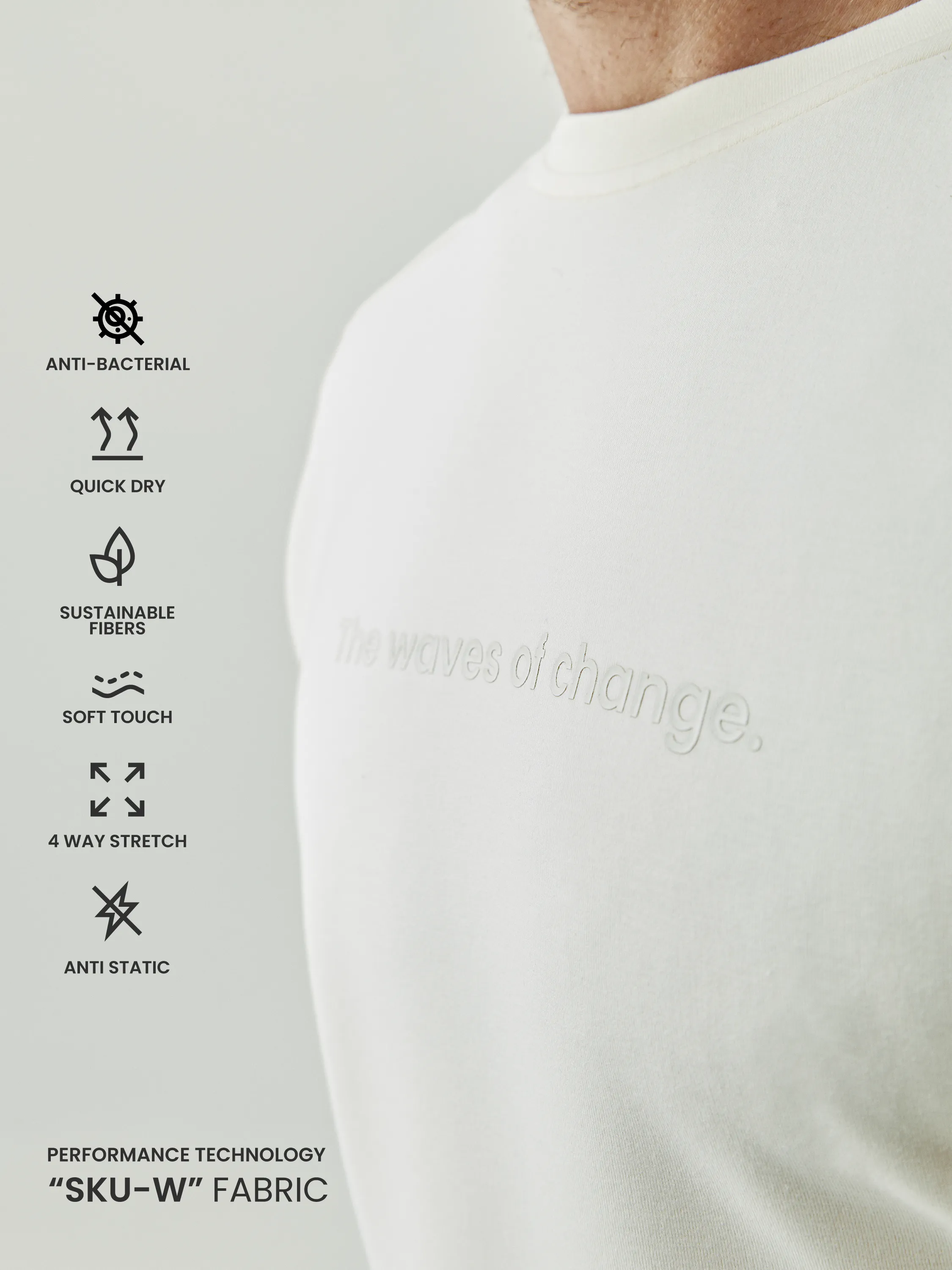 Sweatshirt Yangtse  White Chalk
