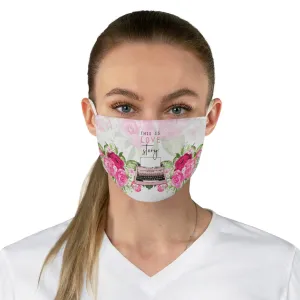 This Is Love Story Fabric Face Mask