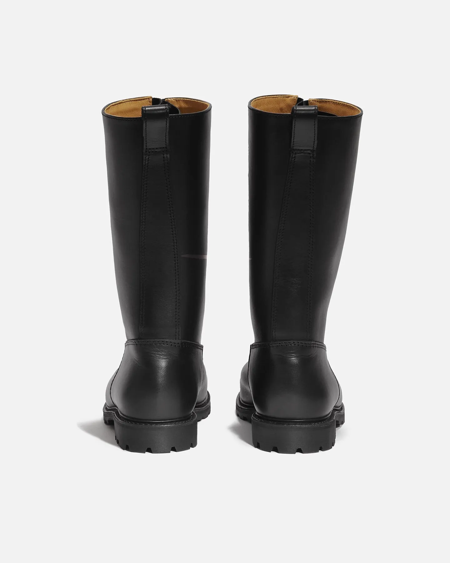 Tractor boots black