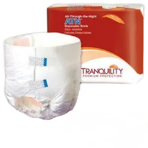 Tranquility ATN (All-Through-the-Night) Disposable Brief-(1 CASE, 100 EACH)