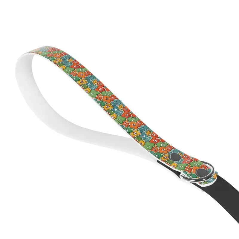 Trendy Dog Leash with Cool Paw Print Pattern