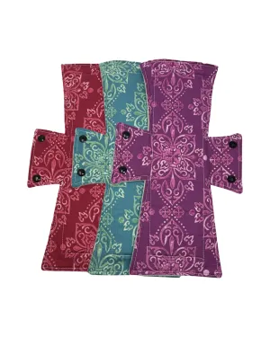Tropical Oasis Cotton Night/Postpartum Pad Set