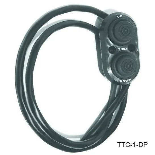 TTC-1-DP Transom Push Button Trim Switch