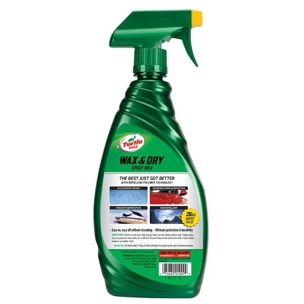 Turtle Wax 1-Step Wax & Dry 26 Oz