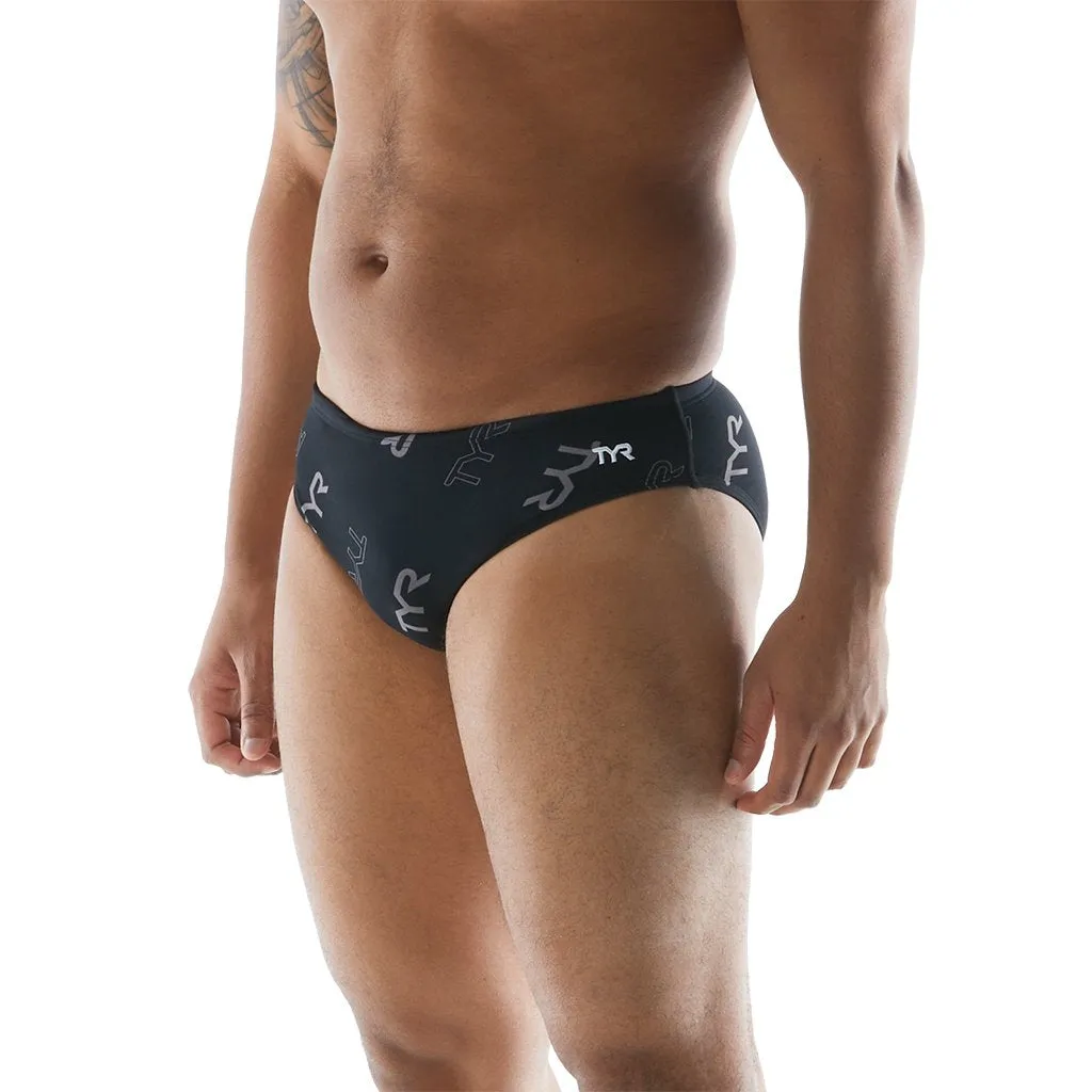 TYR Cascading Silver/Black TYR Racer