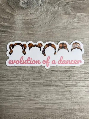 Vinyl Sticker | Evolution of a Dancer