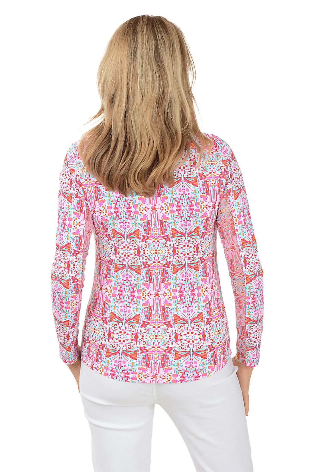 Watermelon Ridley Aztec UPF50  Sun Shirt