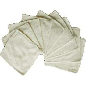 Wholesale Bamboo Reusable Cloth Wipes (Large)