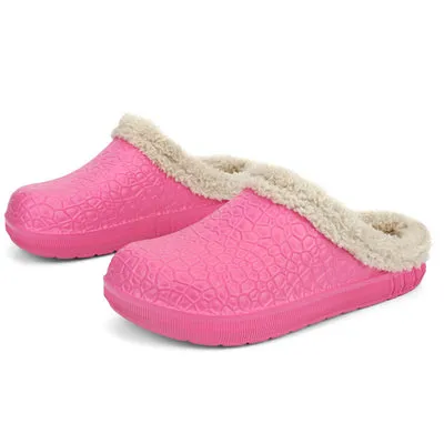 Winter Couples Half Pack Foot Cotton Slippers