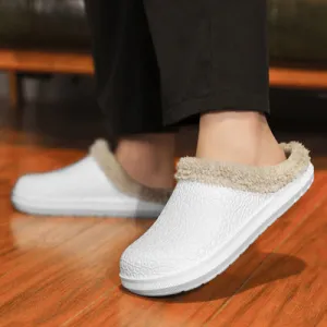 Winter Couples Half Pack Foot Cotton Slippers