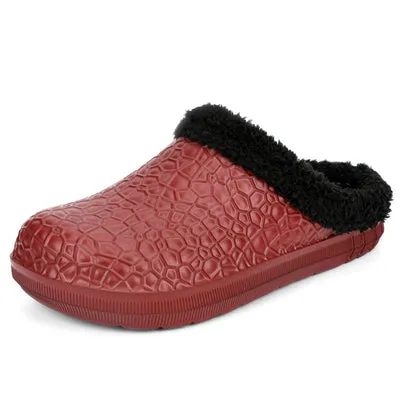 Winter Couples Half Pack Foot Cotton Slippers