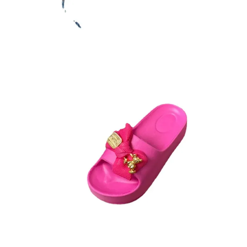 Women Chunky Platform Sandals Casual Anti-slip Slides Summer Wedge Slippers Woman Fashion EVA Outdoor Beach Slippers Flip Flops