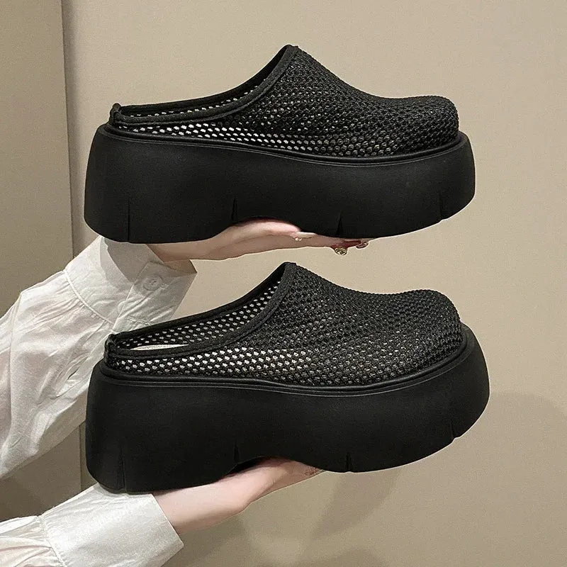 Women Slippers Shoes Wedges Platform Sandals  Summer Zapatos Slides
