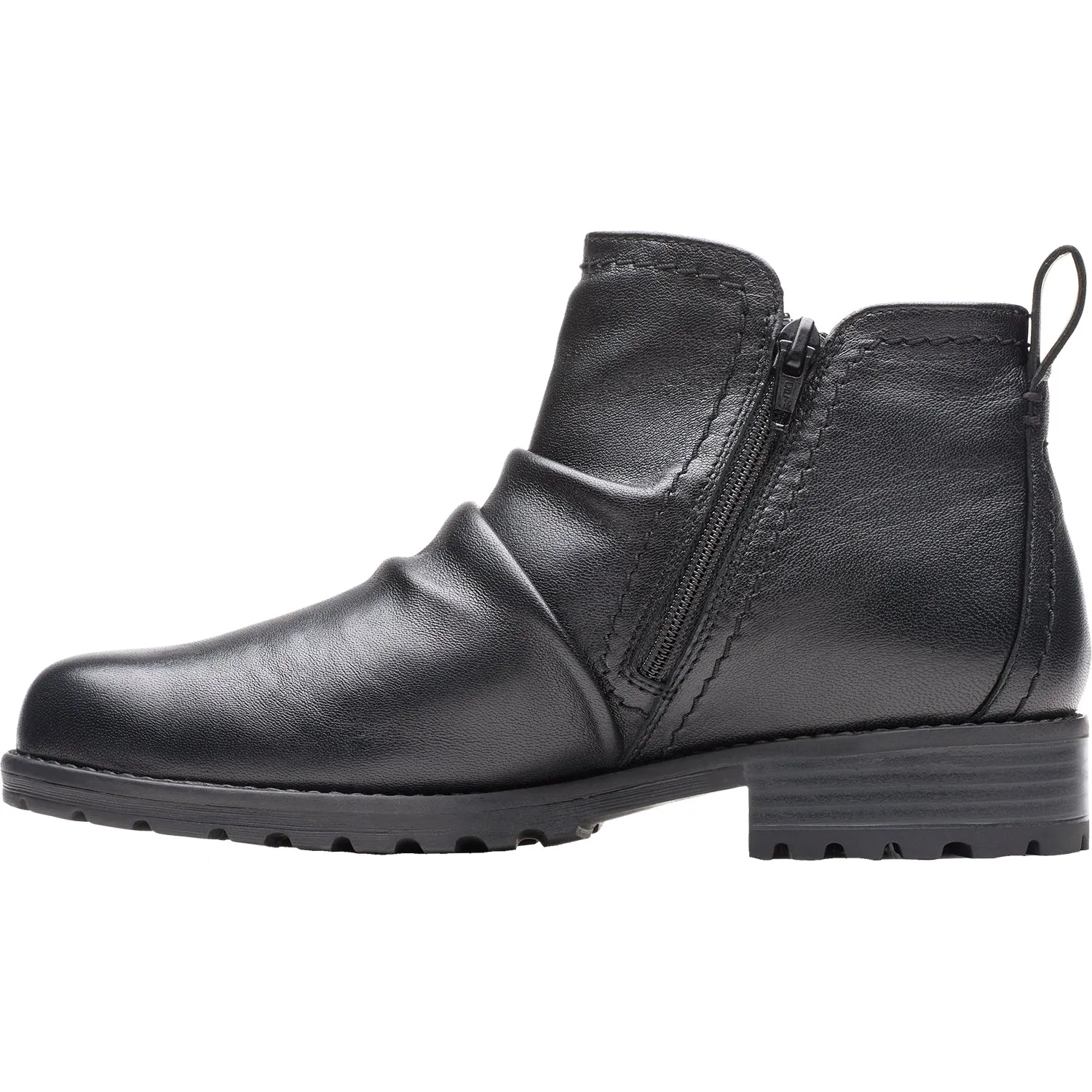 Women's Clarks Aspra Walk WP Black Leather