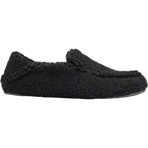 Women's OluKai Nohea Heu Black Sherpa Fleece
