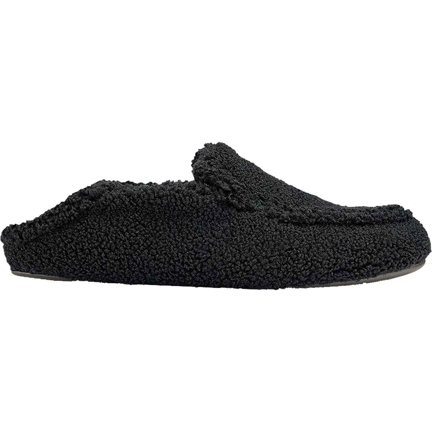 Women's OluKai Nohea Heu Black Sherpa Fleece