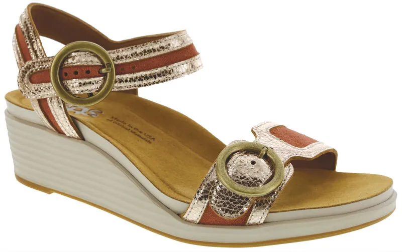 Women's Seight Wedge Sandal in Copper