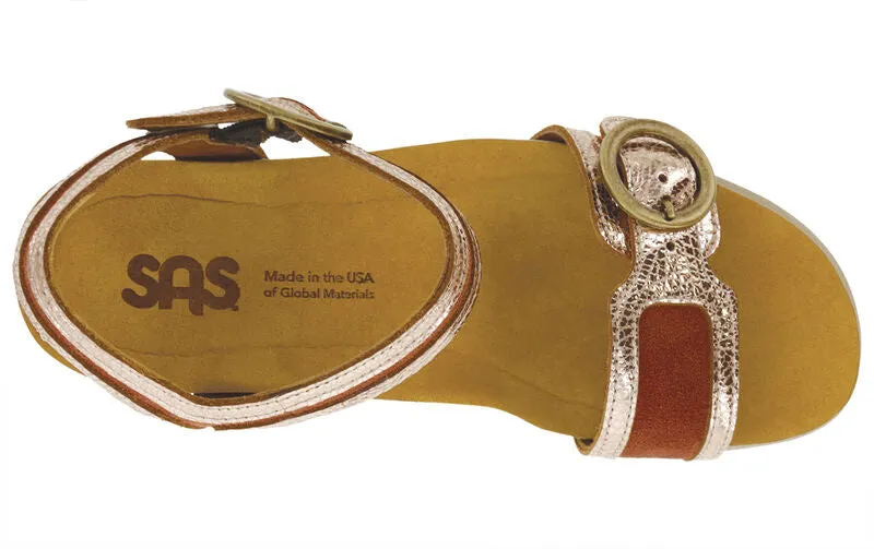 Women's Seight Wedge Sandal in Copper