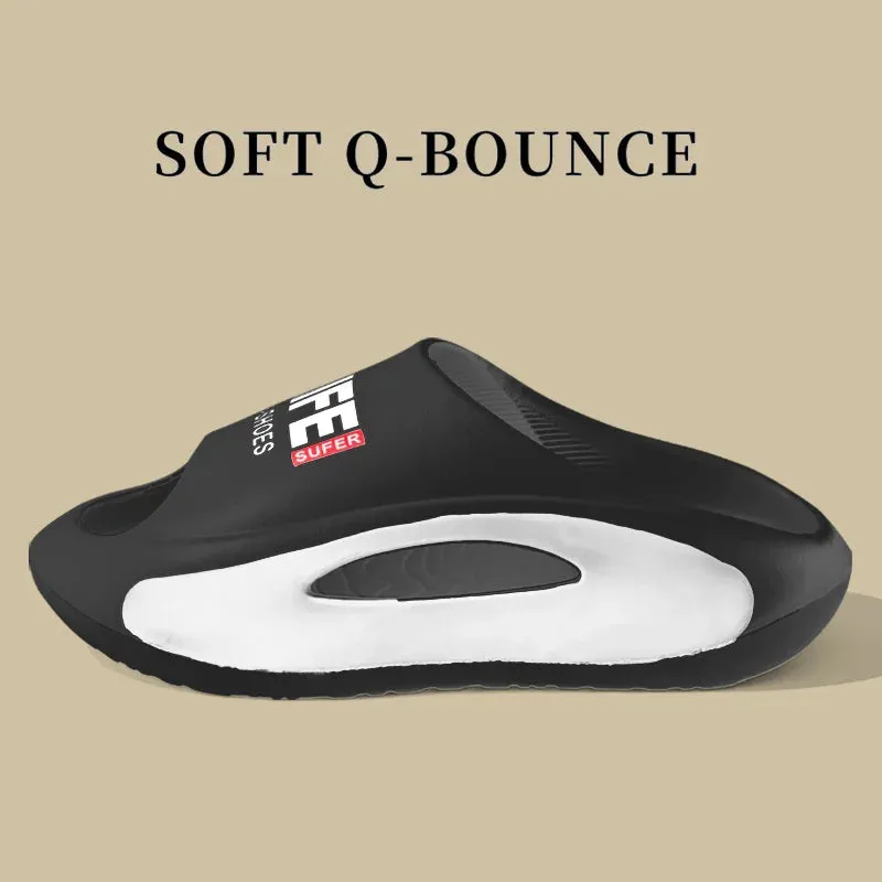Women's slippers, 2024 new summer outerwear, trendy, anti slip, anti odor beach sandals, sports sandals, men's sandals