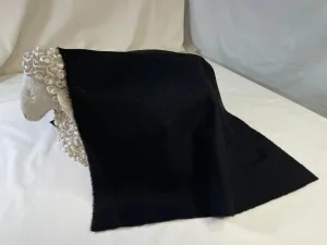 Wool Cloth - $14 Swatch Black Cloth
