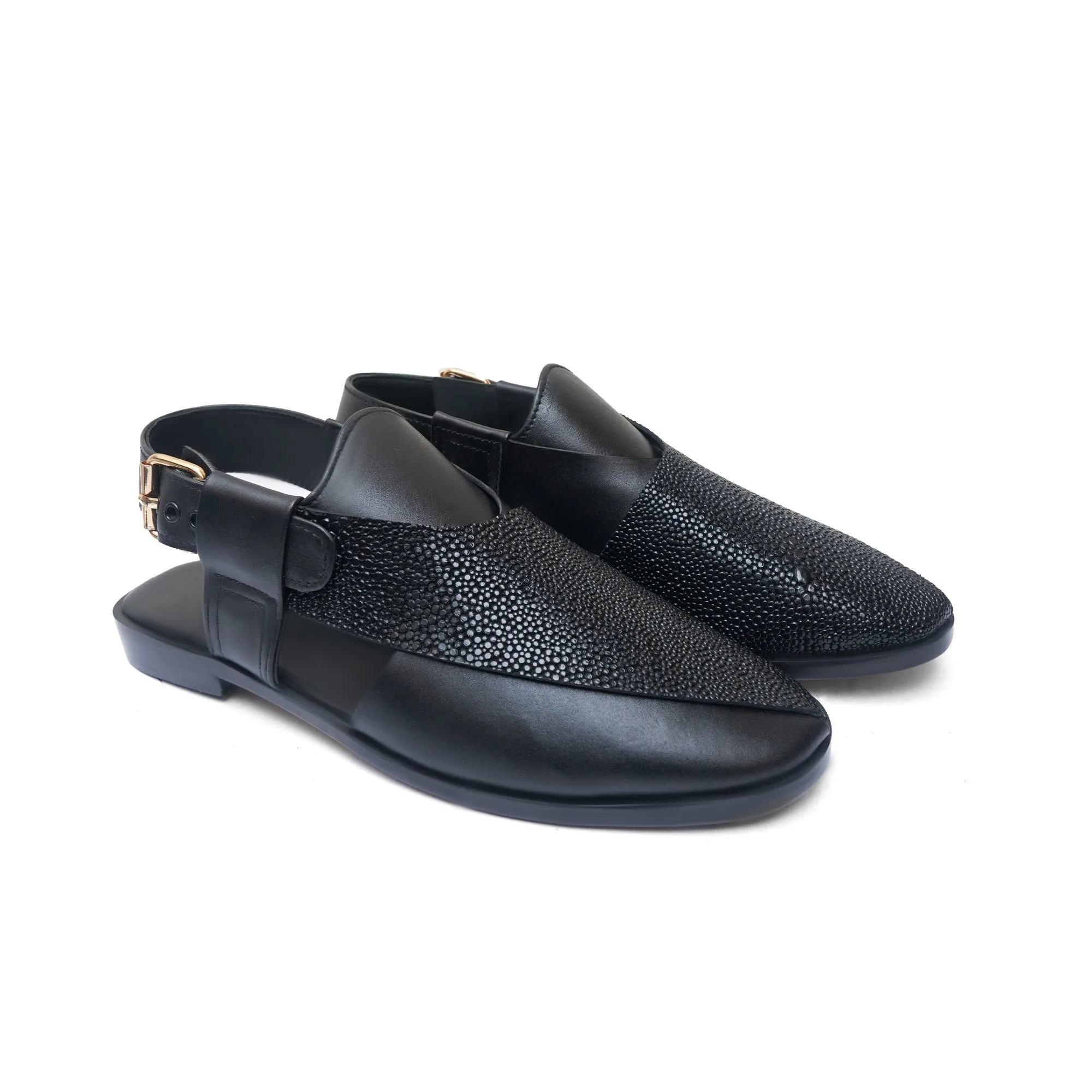 WS Pure leather Handmade Peshawari Chappal S-00871