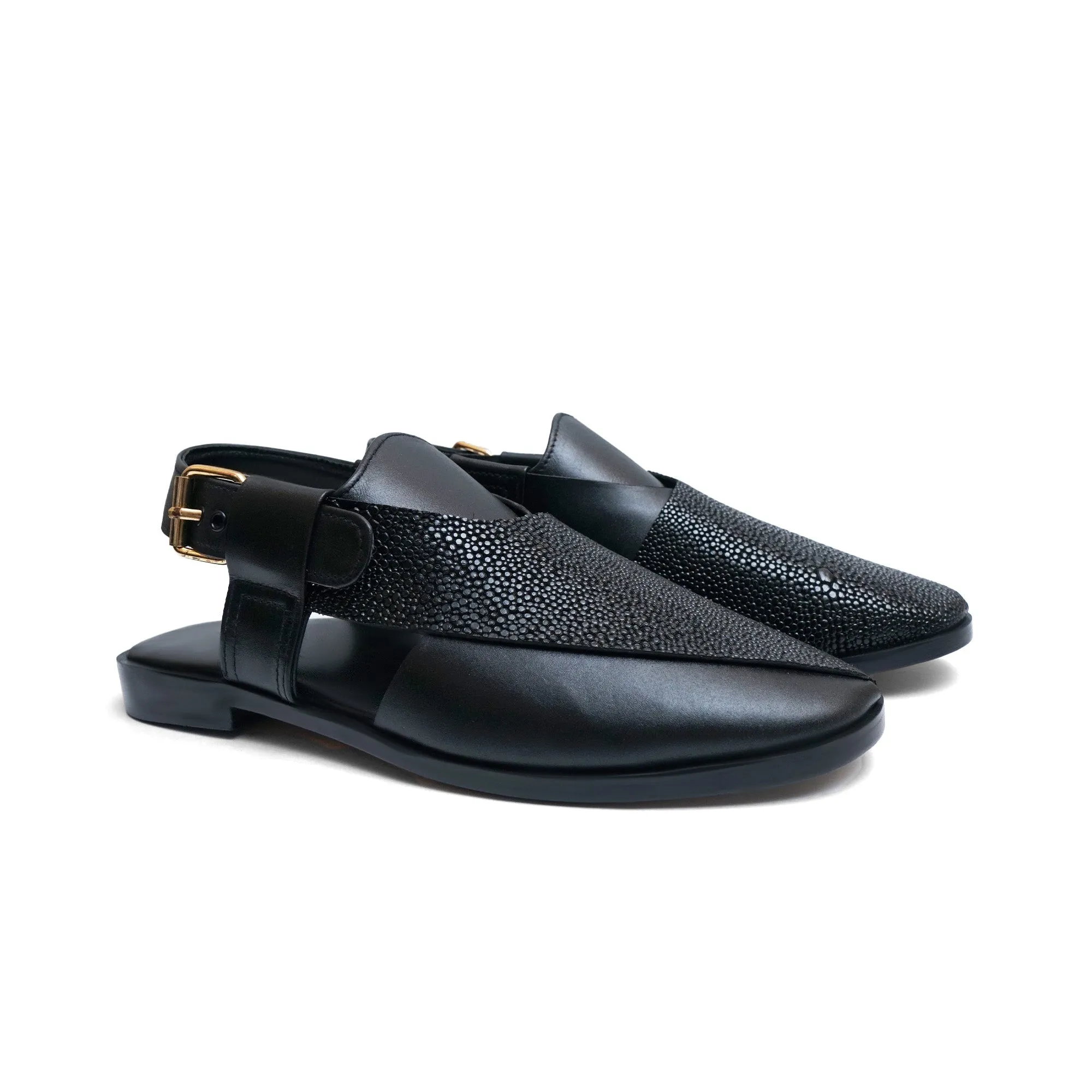 WS Pure leather Handmade Peshawari Chappal S-00871
