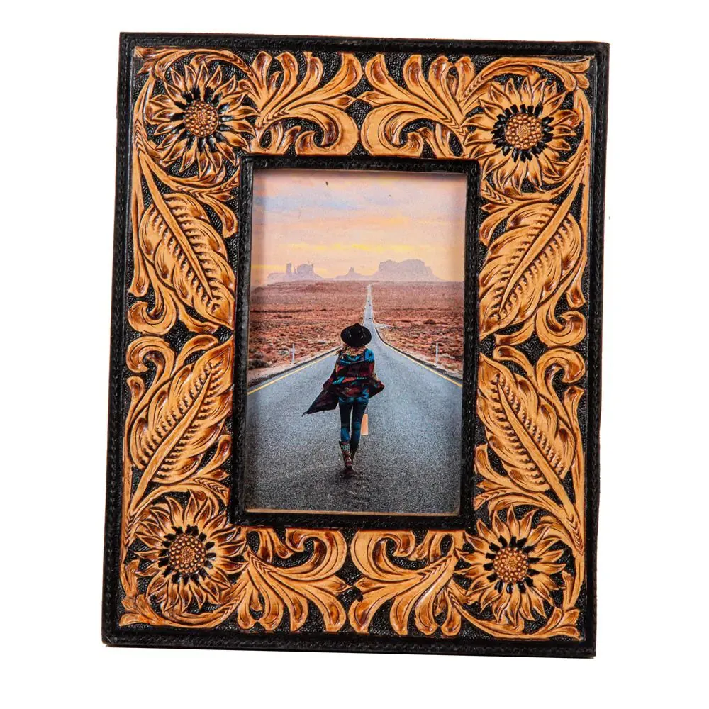 Wyburn Canyon Hand-tooled Photo Frame
