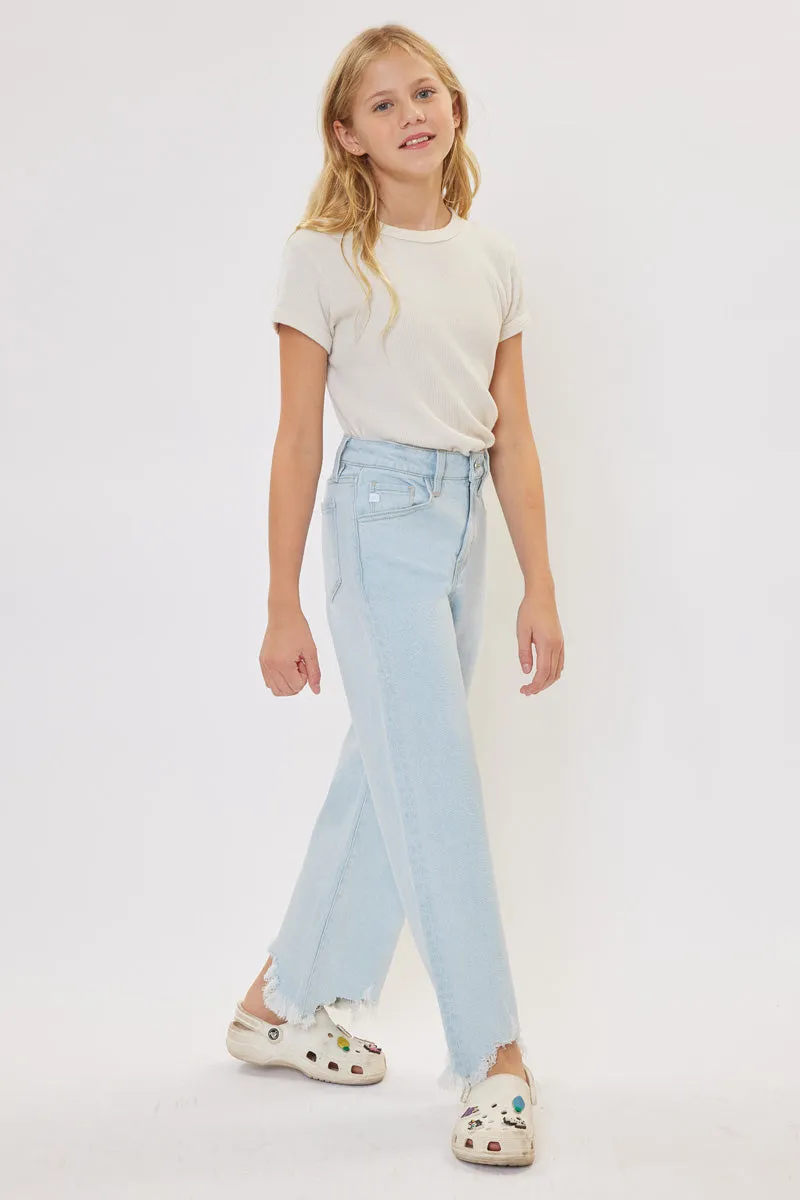 Zendaya High Rise Wide Leg Kid Jeans