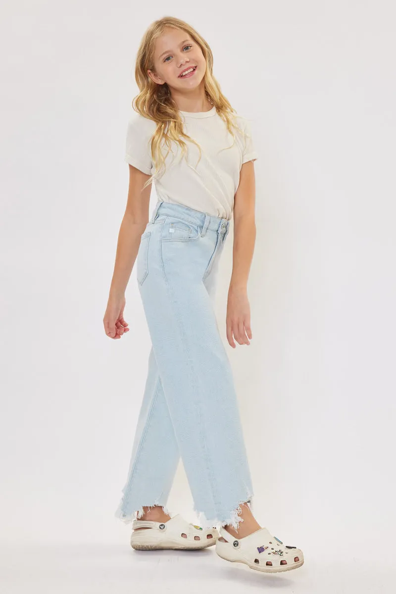Zendaya High Rise Wide Leg Kid Jeans