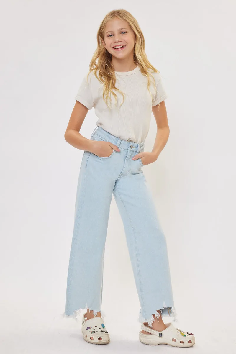 Zendaya High Rise Wide Leg Kid Jeans