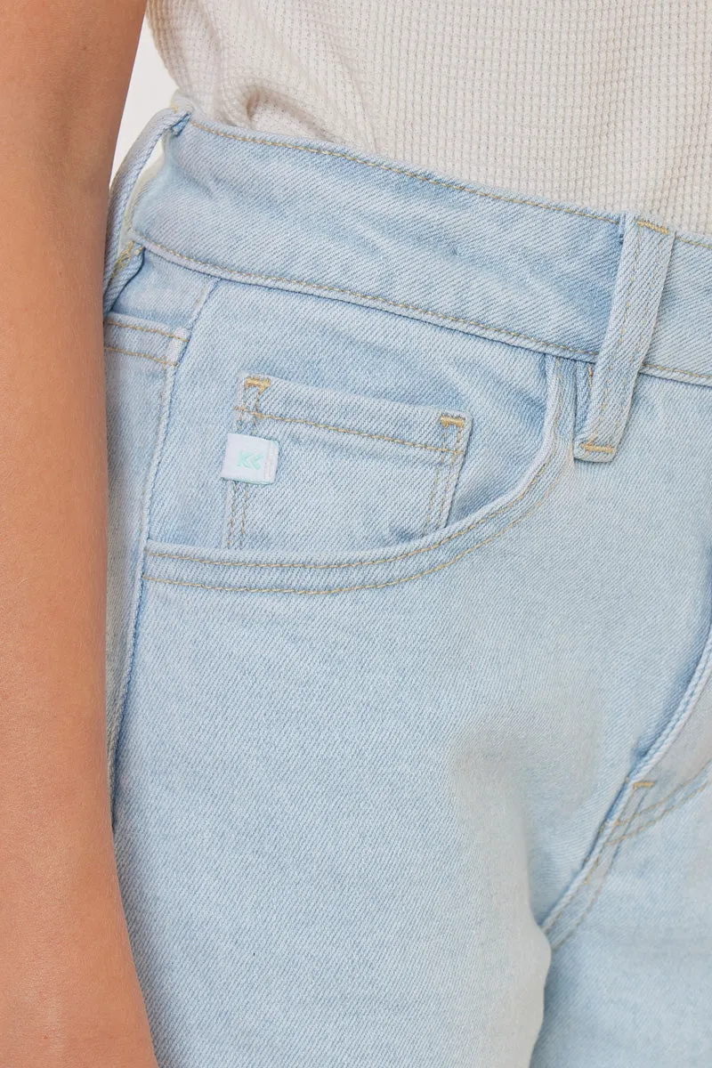 Zendaya High Rise Wide Leg Kid Jeans